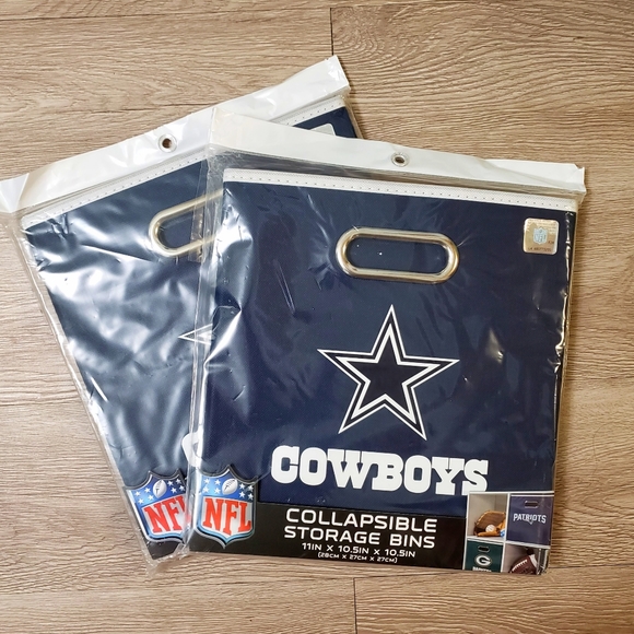 NFL Storage & Organization Nwt Dallas Cowboys Collapsible Storage